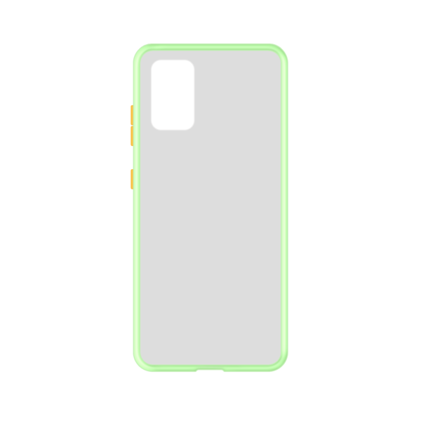 Samsung Galaxy S20 Plus case - Lichtgroen/Transparant - Enkel