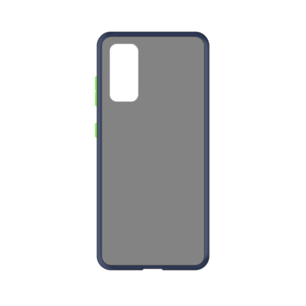 Samsung Galaxy S20 case - Blauw/Transparant - Enkel