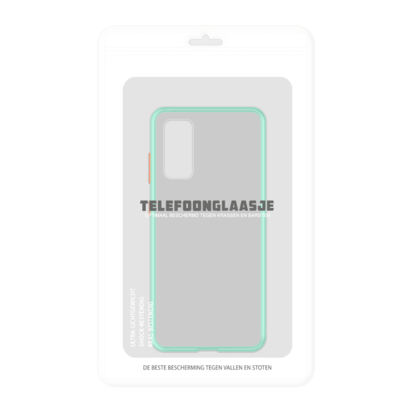 Samsung Galaxy S20 case - Lichtblauw/Transparant - In Verpakking