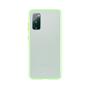 Samsung Galaxy S20 case - Lichtgroen/Transparant