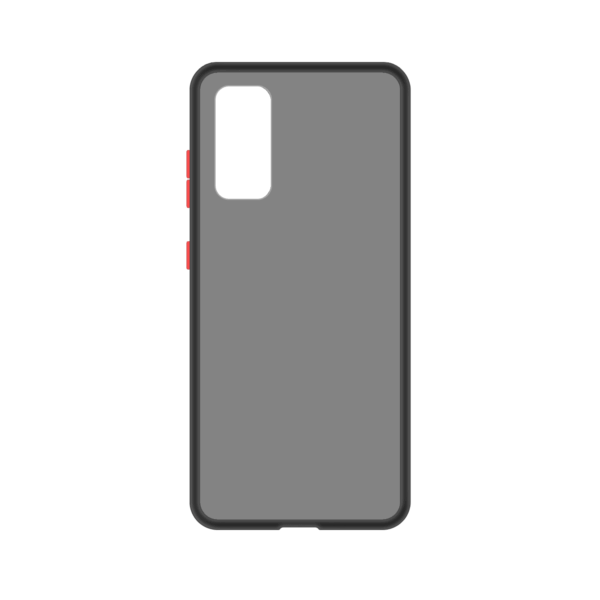 Samsung Galaxy S20 case - Zwart/Transparant - Enkel
