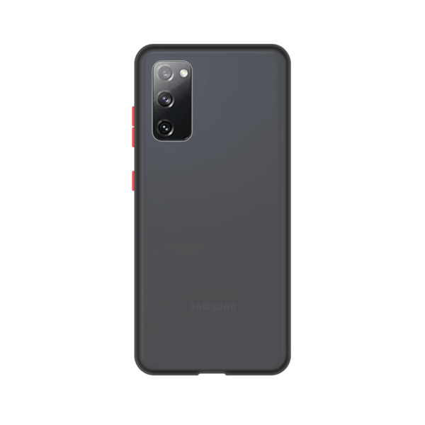 Samsung Galaxy S20 case - Zwart/Transparant