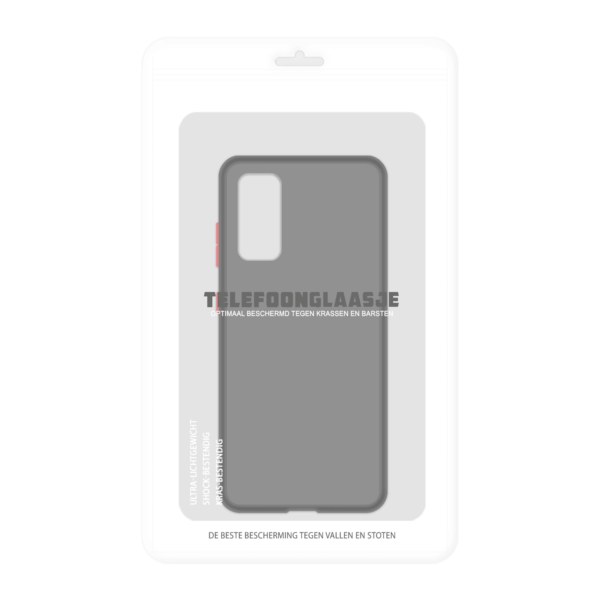Samsung Galaxy S20 case - Zwart/Transparant - In Verpakking