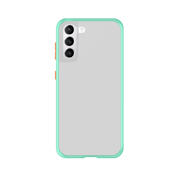 Samsung Galaxy S21 Plus case - Lichtblauw/Transparant