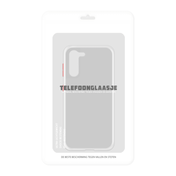Samsung Galaxy S21 case - Wit/Transparant - In Verpakking