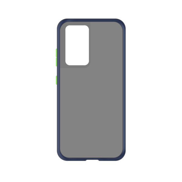 Samsung Galaxy S21 Ultra case - Blauw/Transparant - Enkel