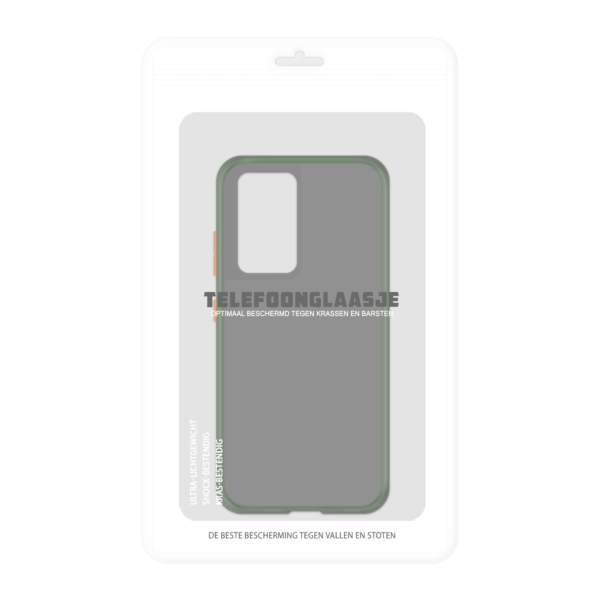 Samsung Galaxy S21 Ultra case - Groen/Transparant - In Verpakking