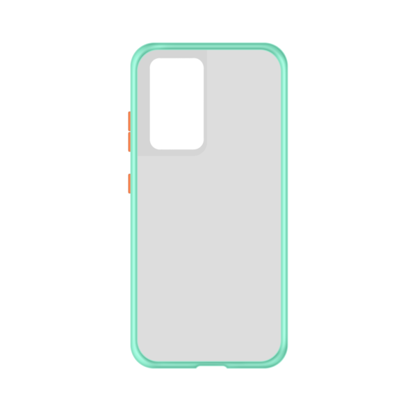 Samsung Galaxy S21 Ultra case - Lichtblauw/Transparant - Enkel