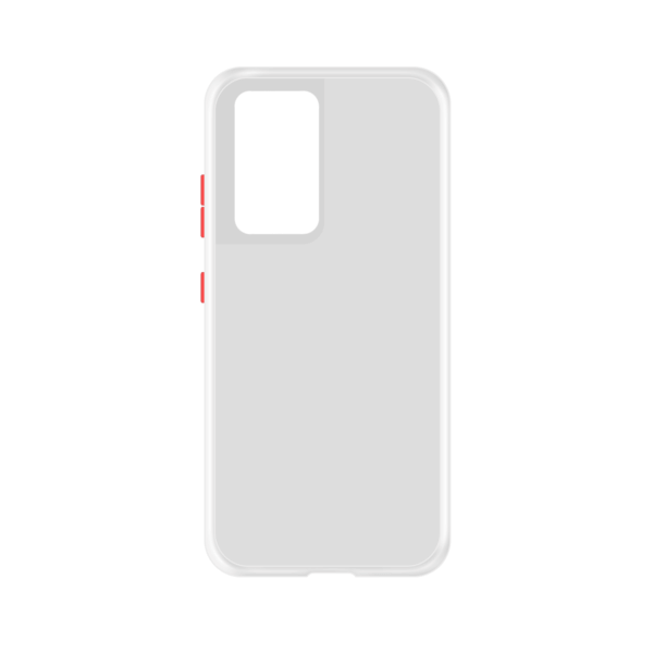 Samsung Galaxy S21 Ultra case - Wit/Transparant - Enkel