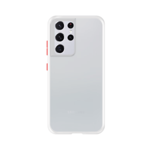 Samsung Galaxy S21 Ultra case - Wit/Transparant