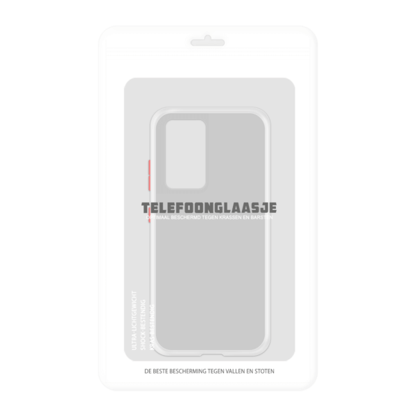 Samsung Galaxy S21 Ultra case - Wit/Transparant - In Verpakking