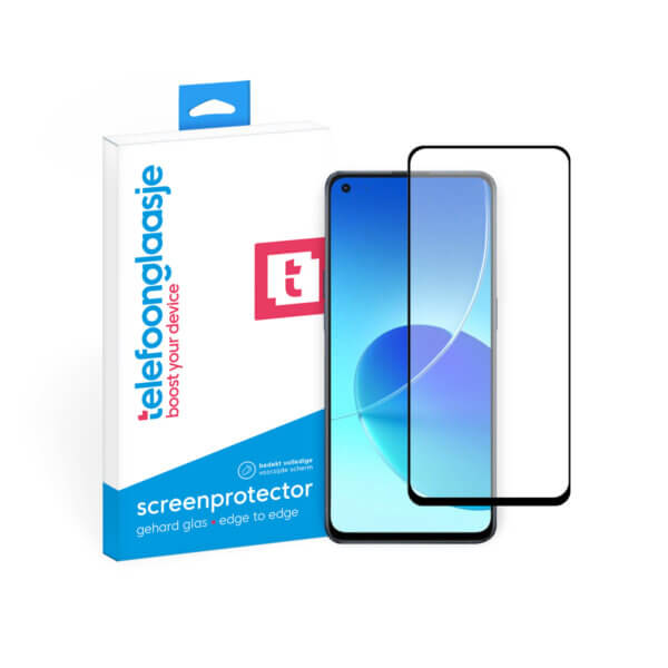 OPPO Reno 6 screenprotector Edge to Edge