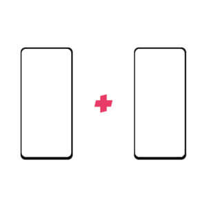 DuoPack Samsung Galaxy A52s screenprotectors Edge to Edge