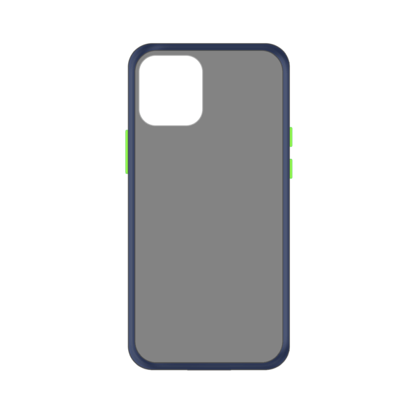 iPhone 11 Pro Max case - Blauw/Transparant