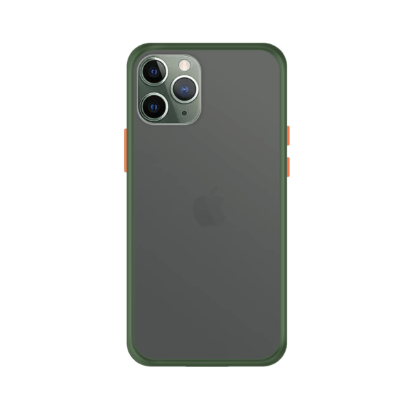 iPhone 11 Pro Max case - Groen/Transparant