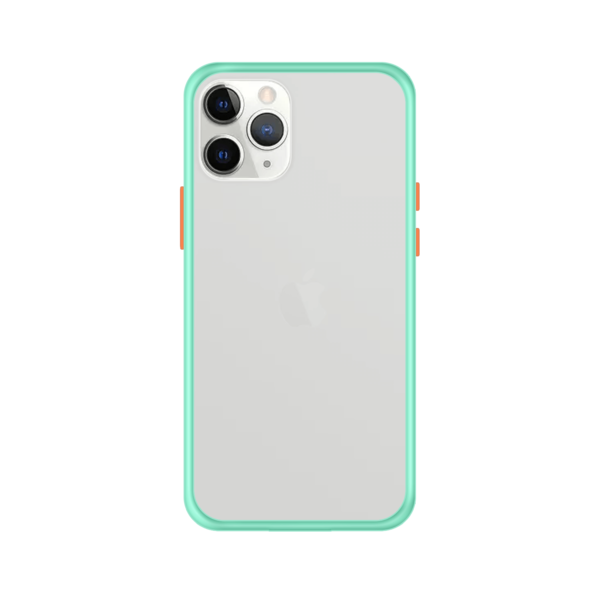 iPhone 11 Pro Max case - Lichtblauw/Transparant