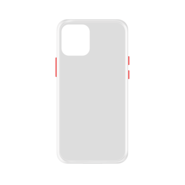 iPhone 11 Pro Max case - Wit/Transparant - Buitenkant