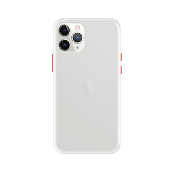 iPhone 11 Pro Max case - Wit/Transparant