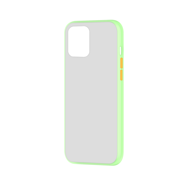 iPhone 11 Pro hoesje Lichtgroen/Trans - Zijaanzicht