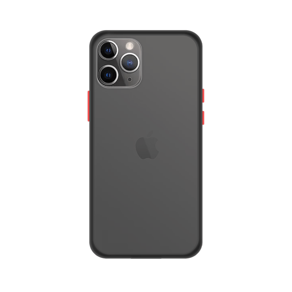 iPhone 11 Pro case - Zwart/Transparant