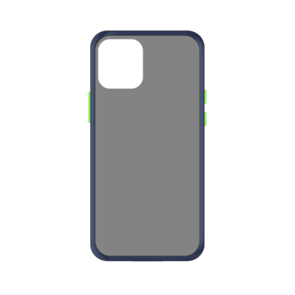 iPhone 11 case - Blauw/Transparant - Enkel