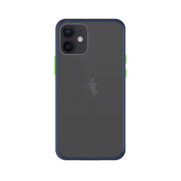iPhone 11 case - Blauw/Transparant