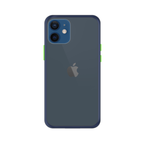 iPhone 12 Mini case - Blauw/Transparant