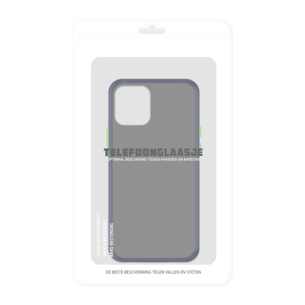 iPhone 12 Mini case - Blauw/Transparant - In Verpakking