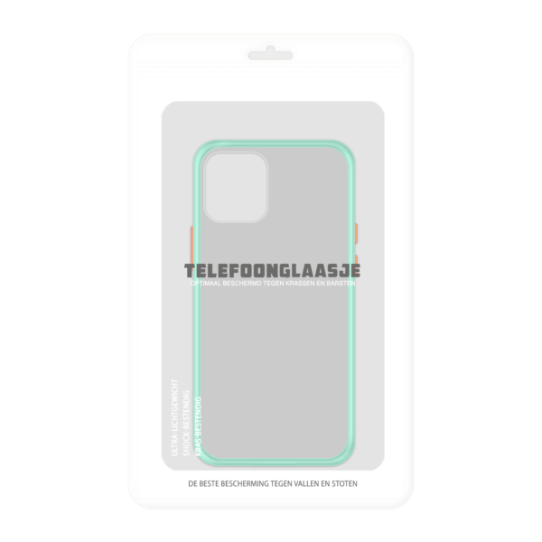 iPhone 12 Mini case - Lichtblauw/Transparant - In Verpakking