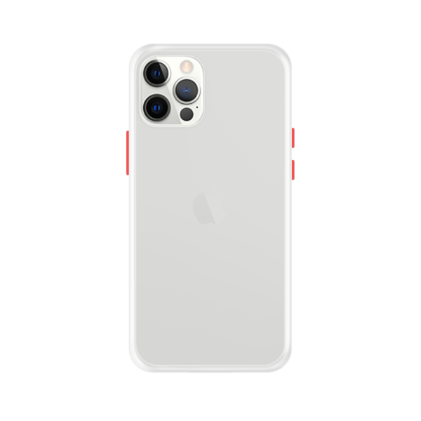 iPhone 12 Pro Max case - Wit/Transparant