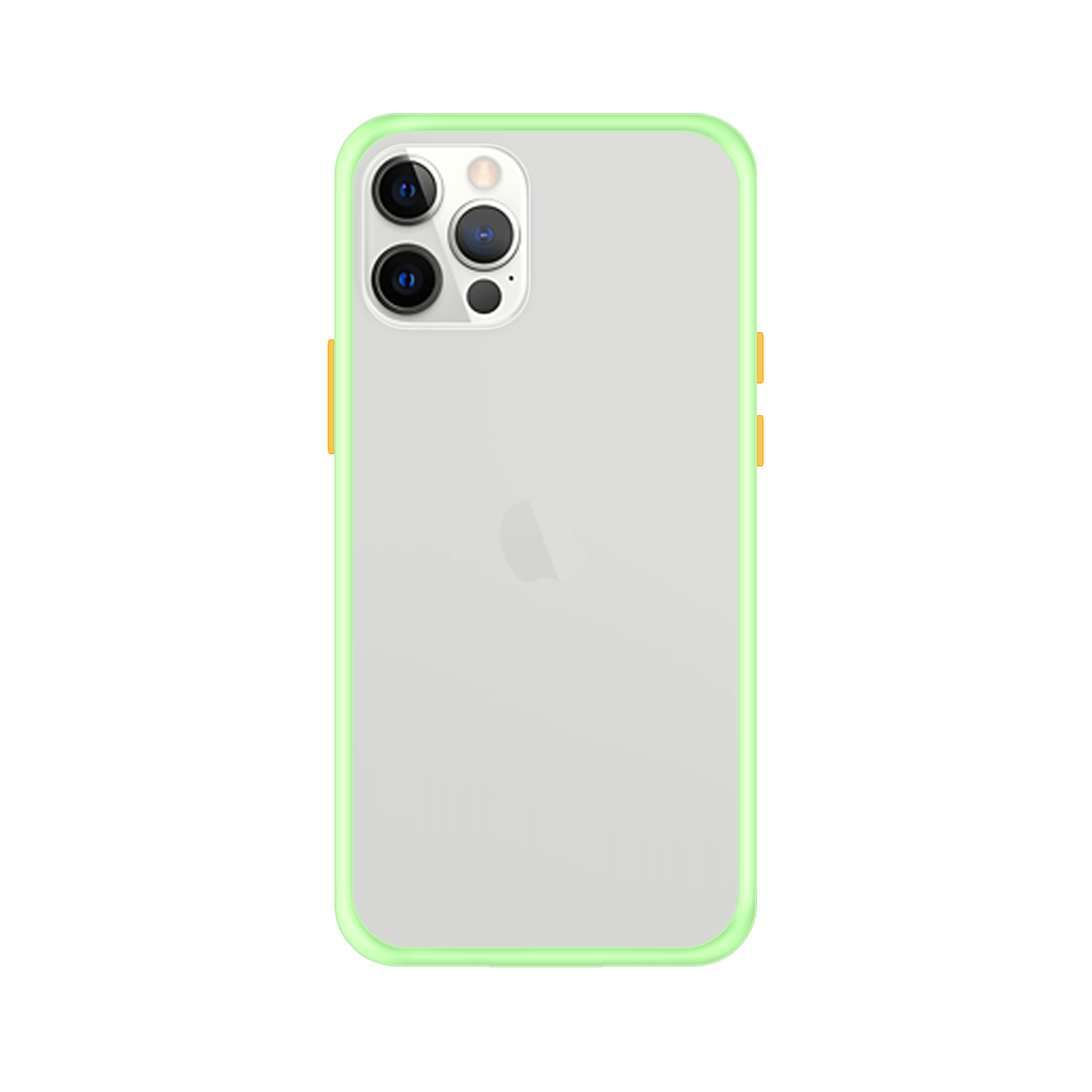 iPhone 12 Pro Back Cover - Lichtgroen/Transparant