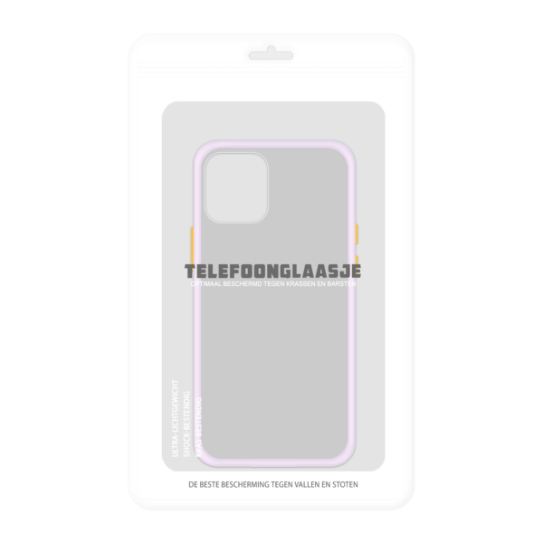 iPhone 12 case - Paars/Transparant - In Verpakking