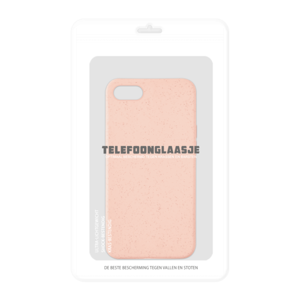 iPhone SE (2020) Bio hoesjes - Roze - Sealbag