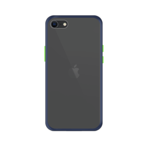 iPhone SE 2020 case - Blauw/Transparant