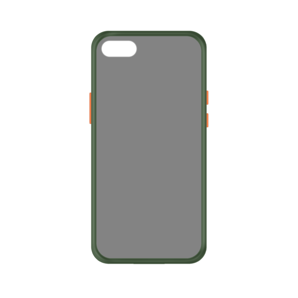 iPhone SE 2020 case - Groen/Transparant