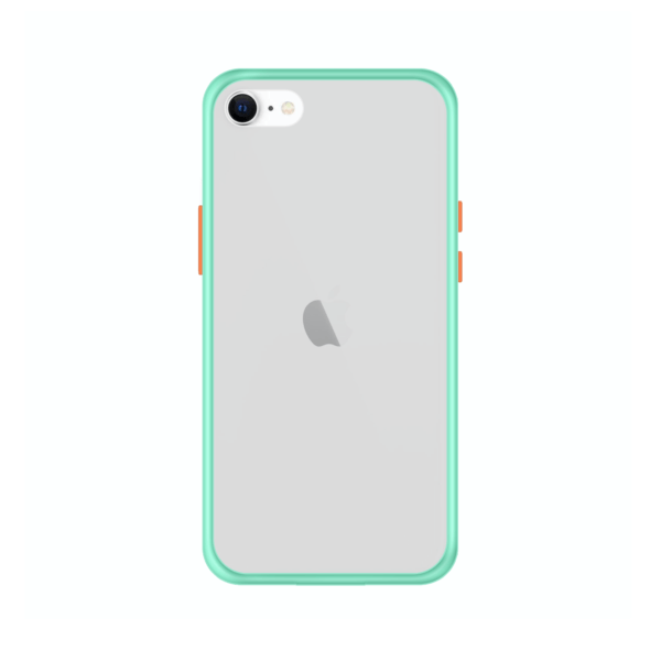 iPhone SE 2020 case - Lichtblauw/Transparant