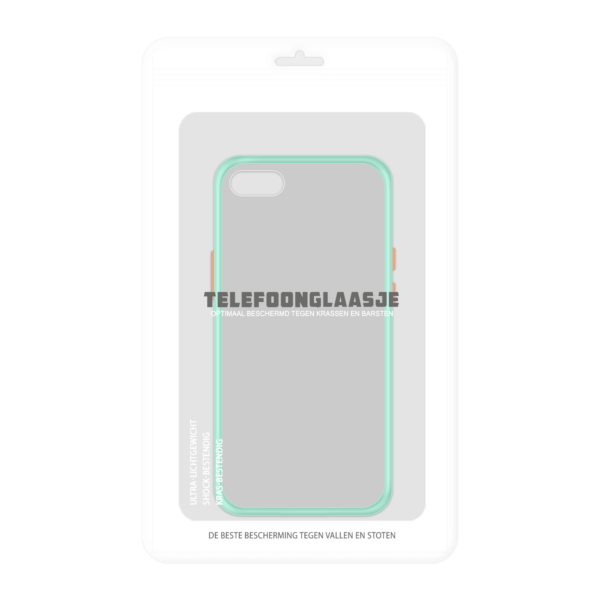 iPhone SE 2020 case - Lichtblauw/Transparant in Verpakking
