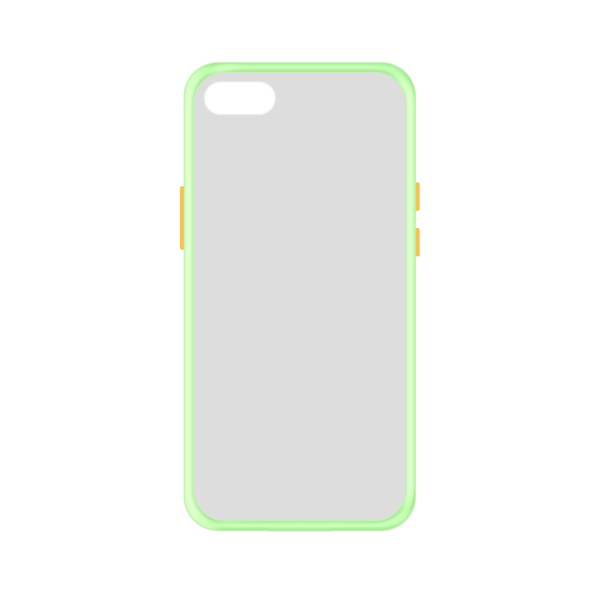 iPhone SE 2020 case - Lichtgroen/Transparant