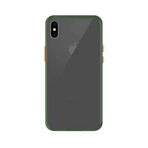 iPhone XS Max case - Groen/Transparant
