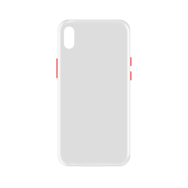 iPhone XS Max case - Wit/Transparant