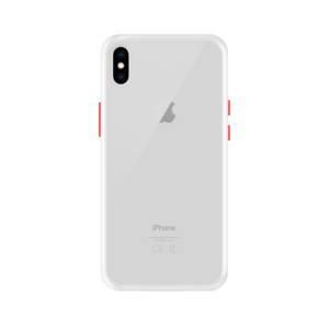 iPhone XS Max case - Wit/Transparant