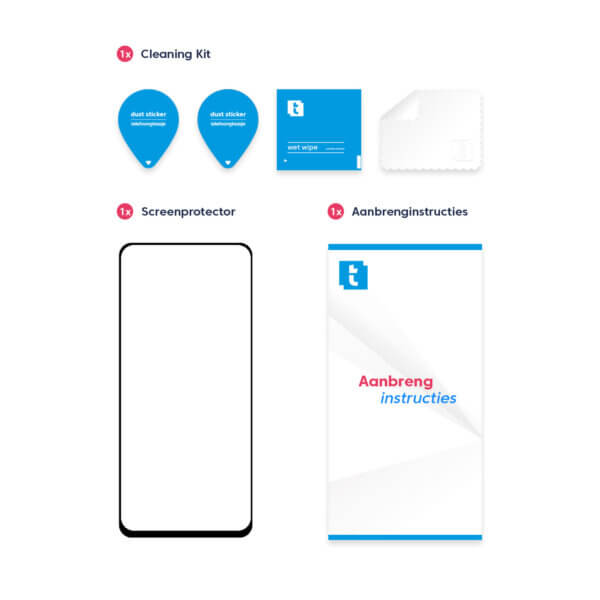 OPPO A94 screenprotector Edge to Edge - Inhoud