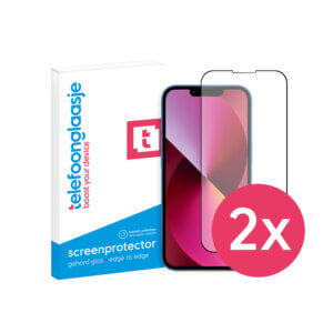 iPhone 13 Mini screenprotector - Edge to Edge - 2 Stuks