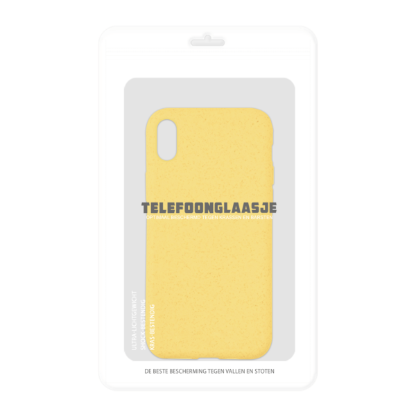 iPhone XS Bio hoesjes - Geel - Sealbag