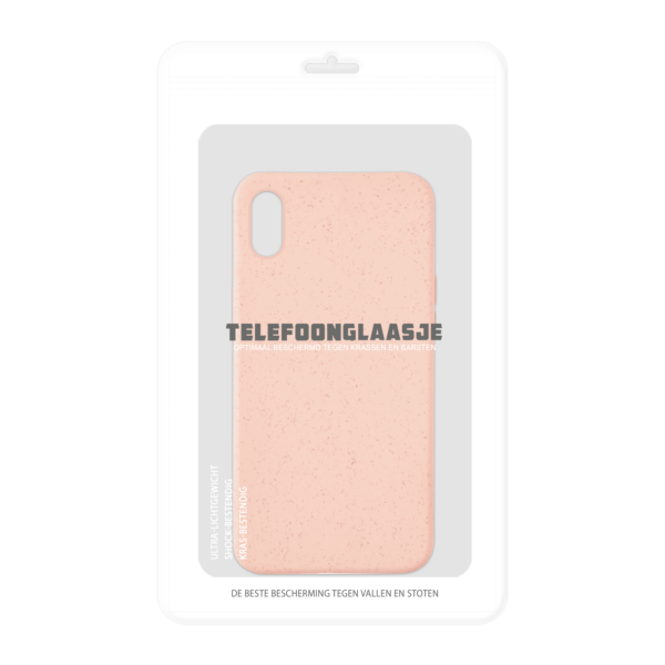 iPhone XS Bio hoesjes - Roze - Sealbag