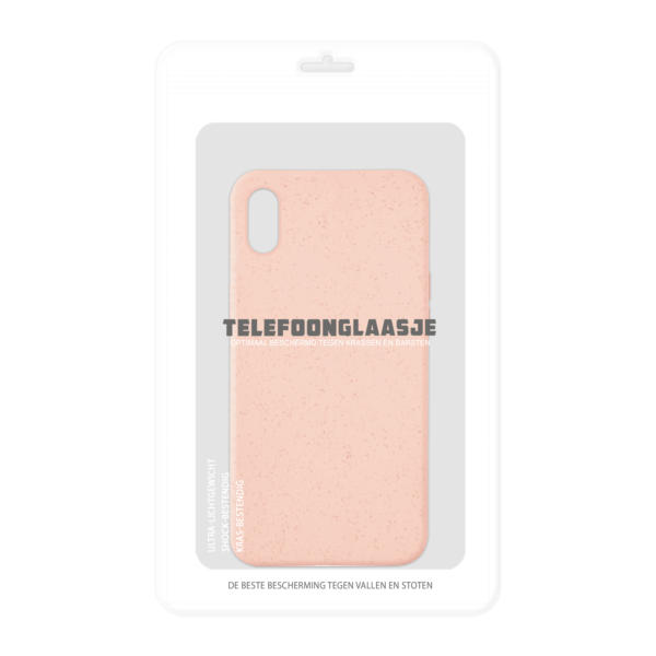 iPhone XS Max Bio hoesjes - Roze - Sealbag