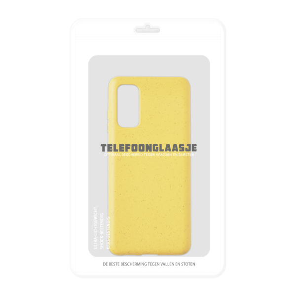 Samsung Galaxy S20 Bio hoesjes - Geel - Sealbag