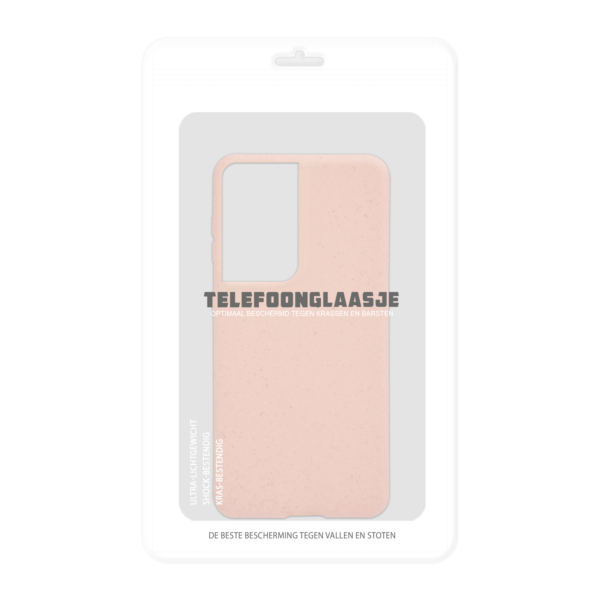 Samsung Galaxy S21 Ultra Bio hoesjes - Roze - Sealbag