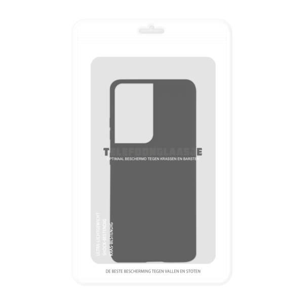 Samsung Galaxy S21 Ultra Bio hoesjes - Zwart - Sealbag