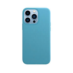 iPhone 13 Pro Max Siliconen Case - Blauw